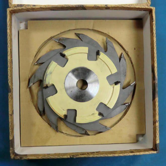 木村刃物 飾面ホゾ取りカッター ギンナン面2分（6mm）／中古木工機械 