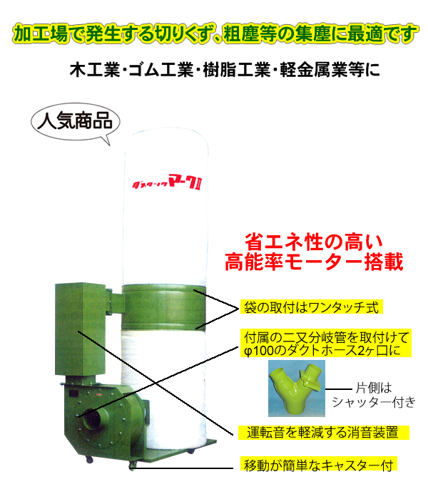 おすすめ 鈴木 集塵機用 上袋 ダスタック DT-30M用 3馬力 2.2Kw ワンタッチバネ式 discoversvg.com
