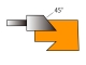 左45° ホゾ取りカッター 5